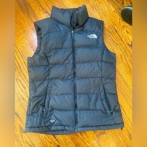 Northface black puffer vest